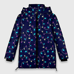 Куртка зимняя женская Christmas Garland, цвет: 3D-светло-серый