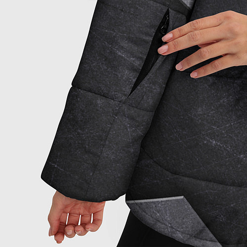 Женская зимняя куртка Mercedes-Benz vanguard pattern / 3D-Черный – фото 5