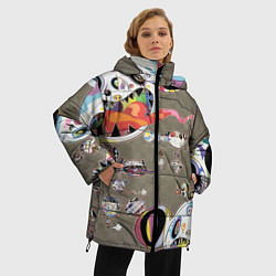 Куртка зимняя женская Арт Монстров, цвет: 3D-светло-серый — фото 2
