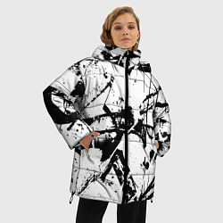 Куртка зимняя женская GRUNGE TRIP, цвет: 3D-черный — фото 2