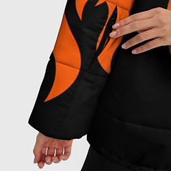 Куртка зимняя женская Оранжевый Огонь, цвет: 3D-светло-серый — фото 2