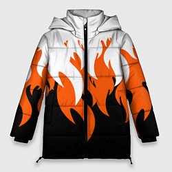 Куртка зимняя женская Оранжевый Огонь, цвет: 3D-светло-серый
