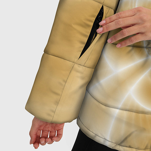 Женская зимняя куртка Коллекция Journey Дороги пустыни 284-7-42 / 3D-Светло-серый – фото 5