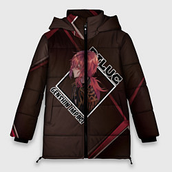 Куртка зимняя женская Diluc Ragnvindr Дилюк Рагнвиндр, Genshin Impact, цвет: 3D-красный