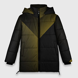 Куртка зимняя женская Градиентные полосы, цвет: 3D-черный