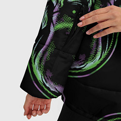 Куртка зимняя женская Skulls vanguard pattern 2077, цвет: 3D-светло-серый — фото 2