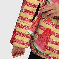 Куртка зимняя женская Фруктовое мороженое, цвет: 3D-красный — фото 2