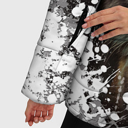 Куртка зимняя женская Год тигра2022, цвет: 3D-черный — фото 2