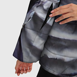 Куртка зимняя женская Ад стиль, цвет: 3D-светло-серый — фото 2
