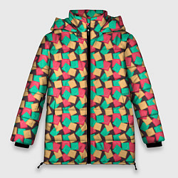 Куртка зимняя женская Презервативы, цвет: 3D-светло-серый