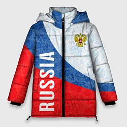 Куртка зимняя женская RUSSIA SPORT STYLE РОССИЯ СПОРТИВНЫЙ СТИЛЬ, цвет: 3D-красный
