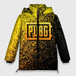 Куртка зимняя женская PUBG - ПАБГ ОСКОЛКИ, цвет: 3D-черный