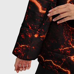 Куртка зимняя женская Раскаленная лаваhot lava, цвет: 3D-красный — фото 2