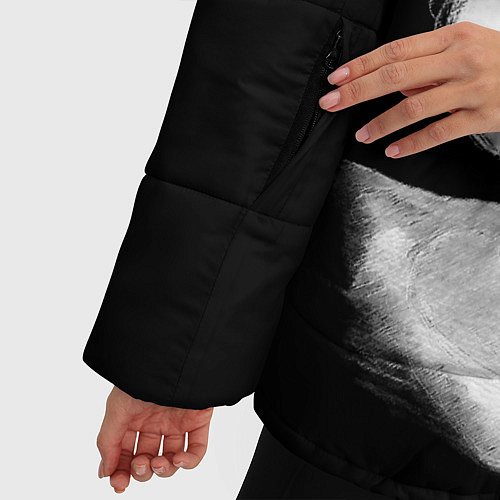 Женская зимняя куртка Salvador Dali - Сальвадор Дали / 3D-Черный – фото 5