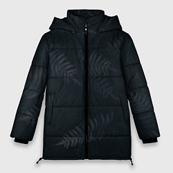 Куртка зимняя женская Влажный Папоротник, цвет: 3D-черный