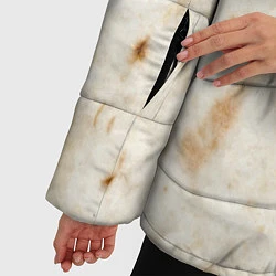 Куртка зимняя женская Лаваш - тексутра, цвет: 3D-черный — фото 2