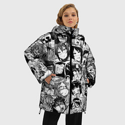 Куртка зимняя женская AHEGAO - АХЕГАО, цвет: 3D-черный — фото 2