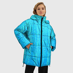 Куртка зимняя женская Мужской символ, цвет: 3D-красный — фото 2
