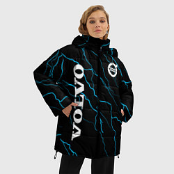 Куртка зимняя женская Volvo разряд молний, цвет: 3D-черный — фото 2