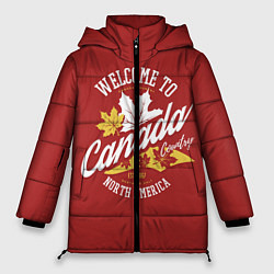 Куртка зимняя женская Канада Canada, цвет: 3D-светло-серый