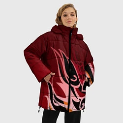 Куртка зимняя женская ТОМА GENSHIN IMPACT, цвет: 3D-светло-серый — фото 2