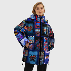 Куртка зимняя женская POPPY PLAYTIME РАЗНЫЙ ХАГГИ ВАГГИ, цвет: 3D-красный — фото 2