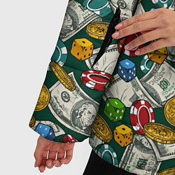 Куртка зимняя женская Казино - Casino, цвет: 3D-черный — фото 2