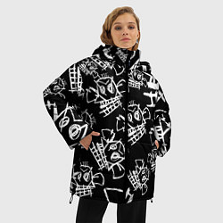 Куртка зимняя женская JINX PATTERN ДЖИНКС, цвет: 3D-светло-серый — фото 2