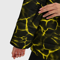 Куртка зимняя женская Yellow Ripple Желтая Рябь, цвет: 3D-черный — фото 2