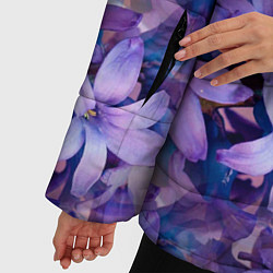 Куртка зимняя женская Фиолетовая сирень, цвет: 3D-красный — фото 2