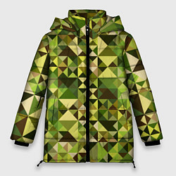 Куртка зимняя женская Камуфляж Призма - лес, цвет: 3D-светло-серый