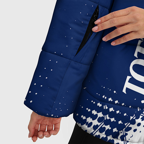 Женская зимняя куртка TOTTENHAM HOTSPUR Тоттенхэм / 3D-Светло-серый – фото 5