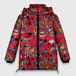 Куртка зимняя женская Много космоса, цвет: 3D-светло-серый