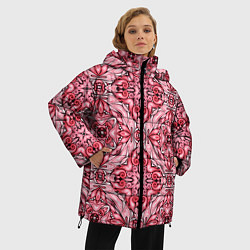 Куртка зимняя женская Хрустальный Калейдоскоп, цвет: 3D-светло-серый — фото 2