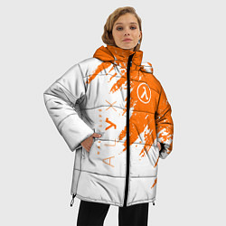Куртка зимняя женская Half-life texture, цвет: 3D-светло-серый — фото 2