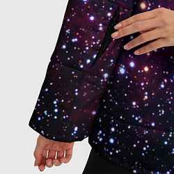 Куртка зимняя женская Открытый космос Star Neon, цвет: 3D-красный — фото 2