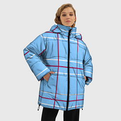 Куртка зимняя женская ШКОЛЬНАЯ ФОРМА МАРИН КИТАГАВА, цвет: 3D-светло-серый — фото 2