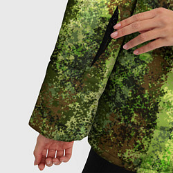 Куртка зимняя женская Пиксельный камуфляж Шерхан Лес, цвет: 3D-красный — фото 2