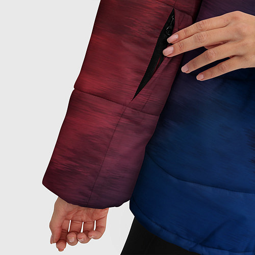 Женская зимняя куртка SUZUKI - Пламя / 3D-Черный – фото 5
