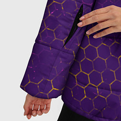 Куртка зимняя женская БТС Графика, цвет: 3D-черный — фото 2