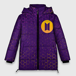 Куртка зимняя женская БТС Графика, цвет: 3D-черный