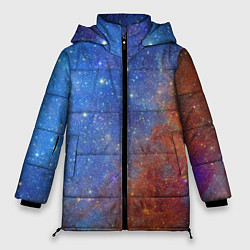Куртка зимняя женская Яркая вселенная, цвет: 3D-светло-серый