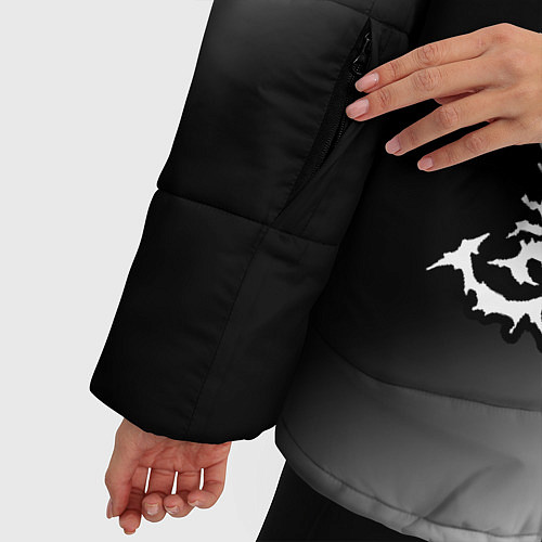 Женская зимняя куртка ГОСТМЕЙН - Градиент / 3D-Черный – фото 5