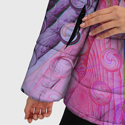 Куртка зимняя женская ИЛЛЮЗИЯ ЦВЕТОВ, цвет: 3D-светло-серый — фото 2