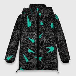 Куртка зимняя женская Колючий Cactus, цвет: 3D-черный