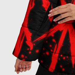 Куртка зимняя женская КЛЕЙМО ЖЕРТВЫ BERSERK БЕРСЕРК, цвет: 3D-черный — фото 2