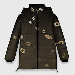 Куртка зимняя женская Brass knuckles кастет, цвет: 3D-светло-серый