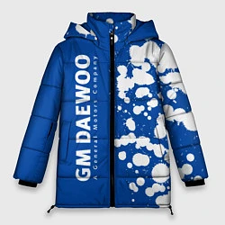 Куртка зимняя женская DAEWOO GM Брызги По вертикали, цвет: 3D-черный