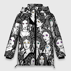Куртка зимняя женская 26 девушек, цвет: 3D-красный