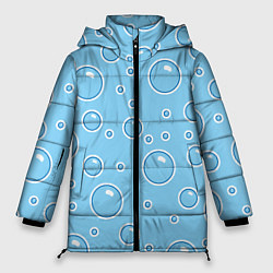 Куртка зимняя женская В пузырях, цвет: 3D-красный